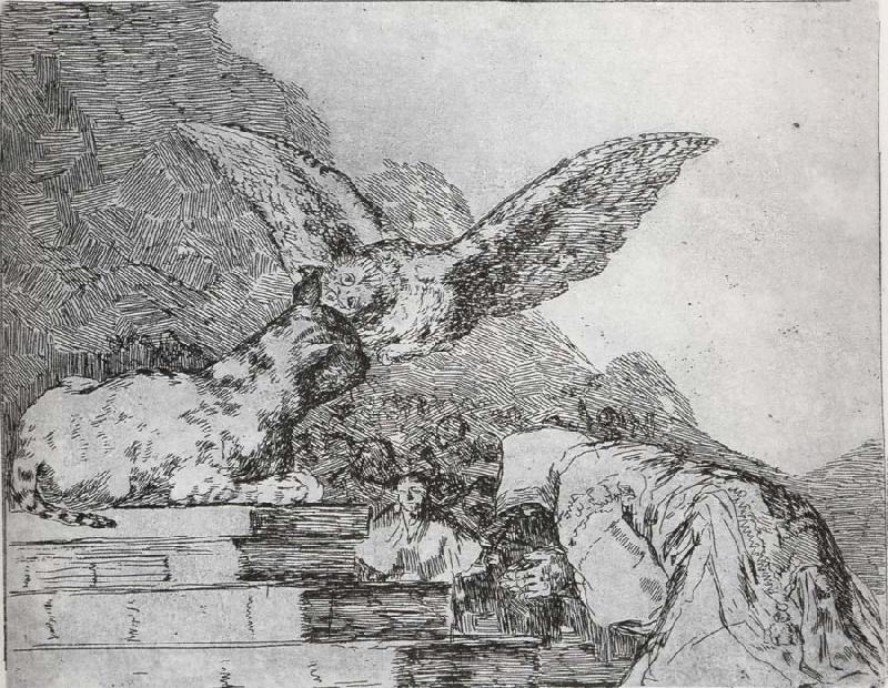 Francisco Goya Gatesca pantomima Norge oil painting art